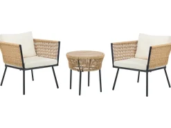 Beliani Set di copricuscini per esterni GARGANO chiaro Beige
