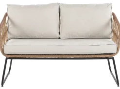 Online Beliani Set di copricuscini per esterni RAVELLO Beige