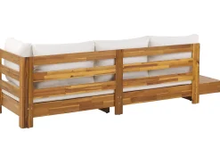Outlet Beliani Set di copricuscini per esterni MARETTIMO sporco Bianco