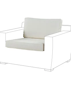 Clearance Beliani Set di copricuscini per esterni ARDEA Bianco
