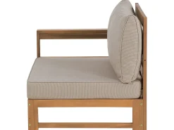 Outlet Beliani Set di copricuscini per esterni TIMOR Tortora Beige