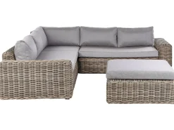 Discount Beliani Set di copricuscini per esterni PALERMO Grigio