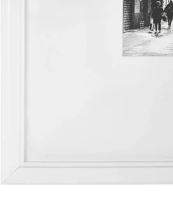 New Beliani Set di 7 cornici per foto ZINARE Motivo urbano Bianco