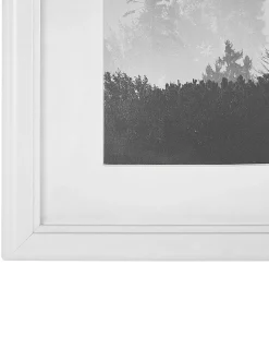 Online Beliani Set di 6 cornici per foto ZINARE Paesaggio Bianco