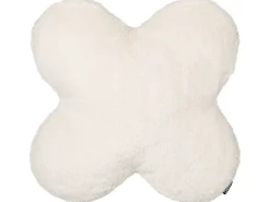 Online Beliani Set di 2 cuscini ACHILLEA Finta pelliccia 54 x 54 cm Beige Tinta unita Beige Marrone