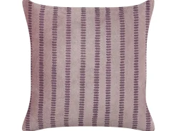 Best Beliani Set di 2 cuscini AGAPANTHUS Velluto 45 x 45 cm A strisce Rosa