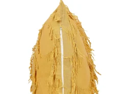 New Beliani Set di 2 cuscini AGASTACHE 45 x 45 cm Trama geometrica Giallo
