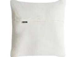 Beliani Set di 2 cuscini AGLAIA Cotone 45 x 45 cm Bianco Trama floreale Bianco Verde