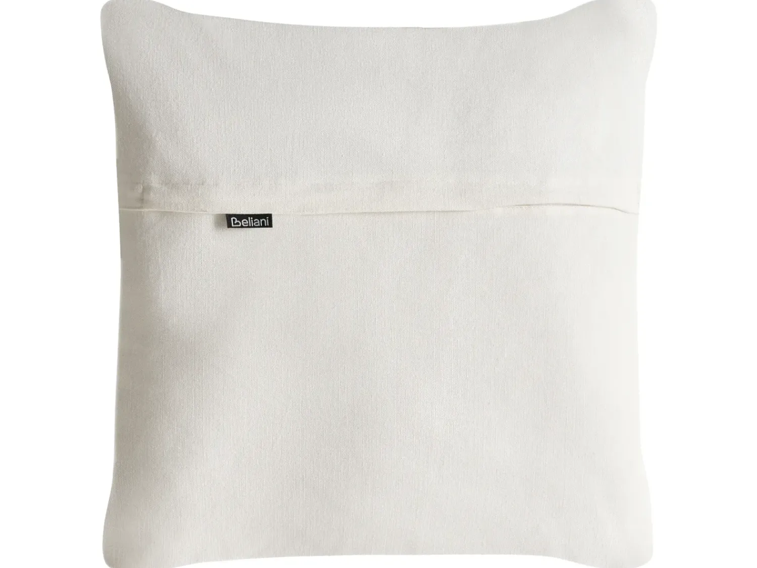 Beliani Set di 2 cuscini AGLAIA Cotone 45 x 45 cm Bianco Trama floreale Bianco Verde