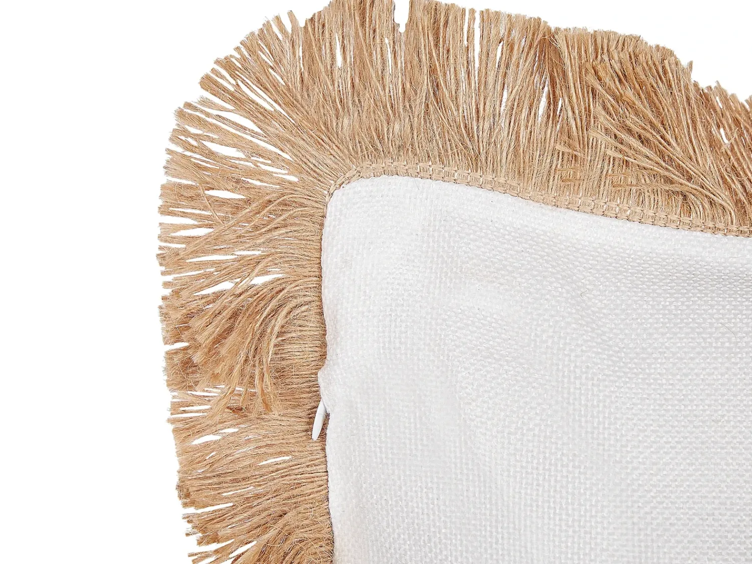 Best Beliani Set di 2 cuscini AGRIMONY 45 x 45 cm Nero Trama orientale Beige Nero