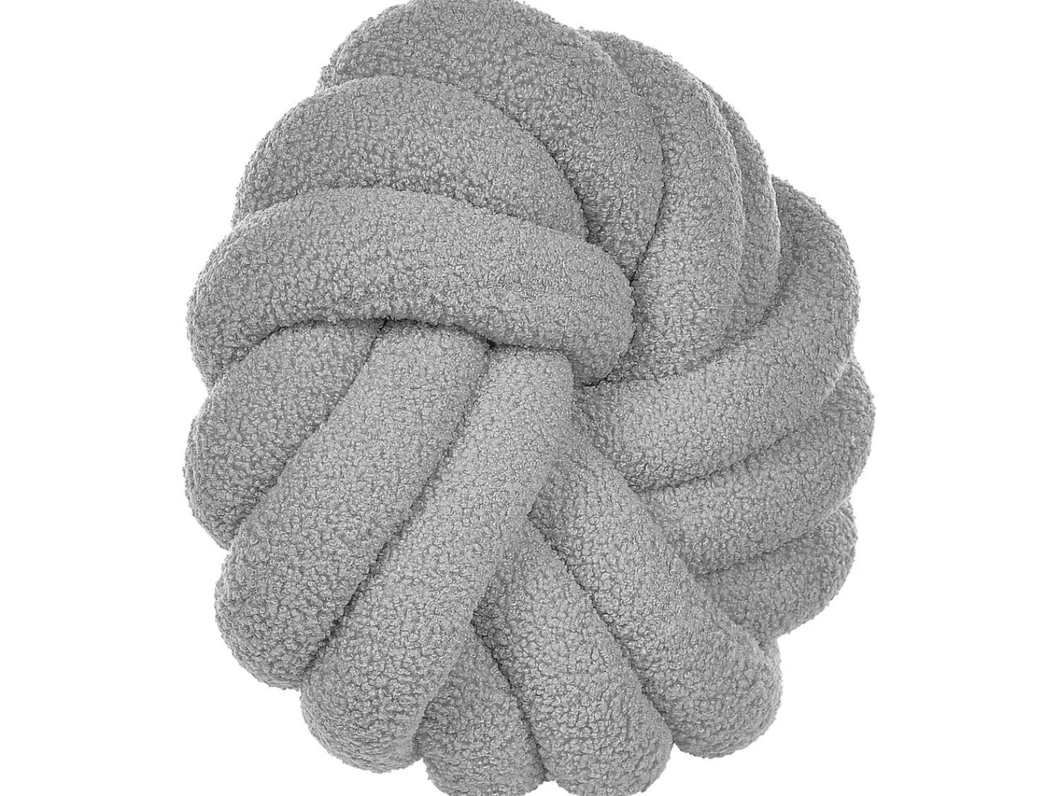 Sale Beliani Set di 2 cuscini AKOLA Bouclé 31 x 31 cm Tinta unita Grigio