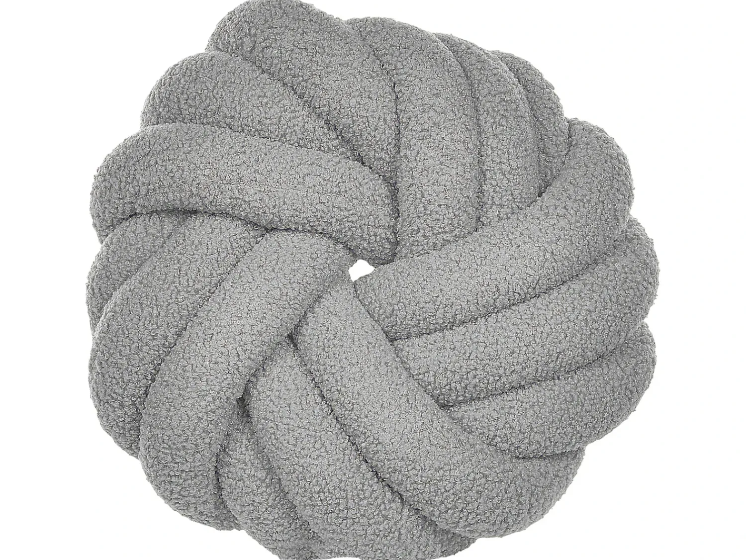 Sale Beliani Set di 2 cuscini AKOLA Bouclé 31 x 31 cm Tinta unita Grigio