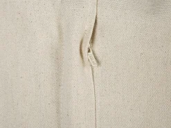 New Beliani Set di 2 cuscini ALCEA Cotone 45 x 45 cm Giallo Trama geometrica Beige Giallo