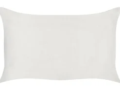 Beliani Set di 2 cuscini ALSINE Cotone 30 x 50 cm Rosso A strisce Bianco Rosso
