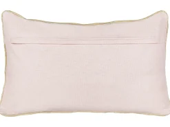 Hot Beliani Set di 2 cuscini ALSOBIA Velluto 30 x 50 cm Rosa Modello natalizio Oro Rosa