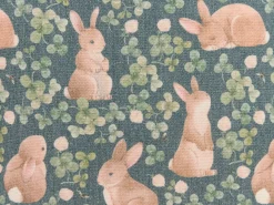 Sale Beliani Set di 2 cuscini ALSTROEMERIA Cotone 45 x 45 cm Verde Trama animale Beige Verde
