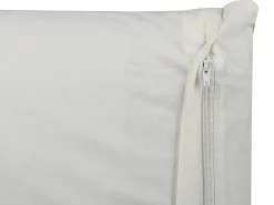 Clearance Beliani Set di 2 cuscini AMARA Cotone 45 x 45 cm Giallo Trama floreale Bianco Giallo Marrone