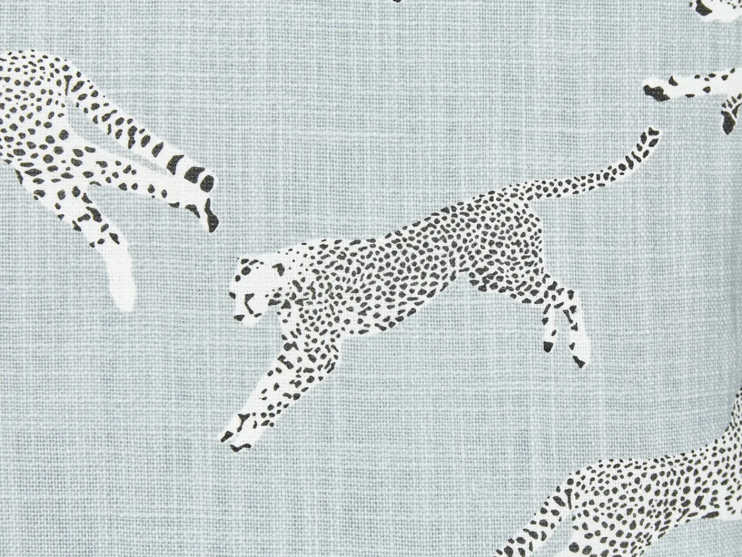 New Beliani Set di 2 cuscini ARALES Cotone Grigio chiaro Trama animale Bianco Giallo Grigio Nero