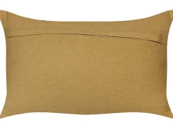 New Beliani Set di 2 cuscini ARVEN Iuta Marrone Trama orientale Beige Marrone Rosso Verde Multicolore