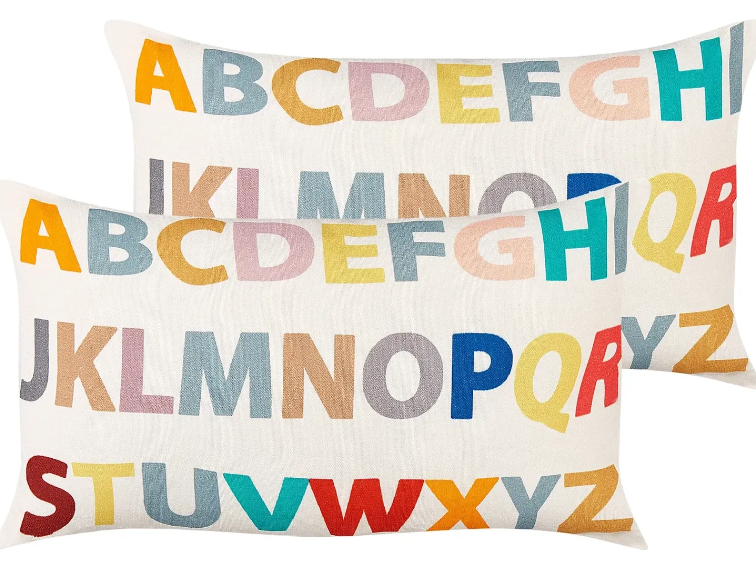Outlet Beliani Set di 2 cuscini ASARUM Cotone 30 x 50 cm Multicolore