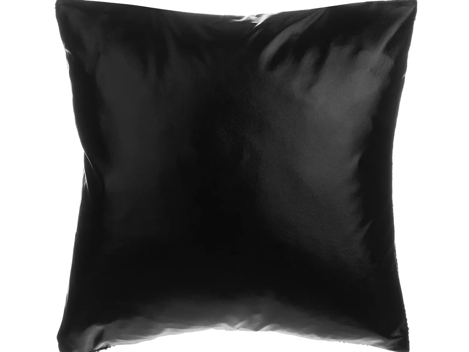 Online Beliani Set di 2 cuscini ASTER 45 x 45 cm Tinta unita Nero