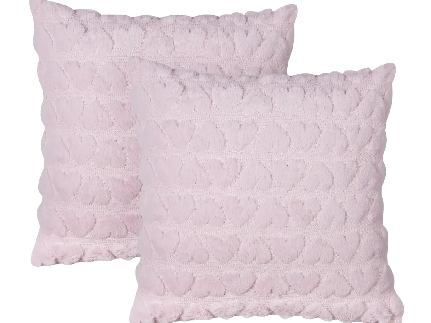 Best Beliani Set di 2 cuscini ASTRANTIA 45 x 45 cm Rosa