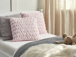 Best Beliani Set di 2 cuscini ASTRANTIA 45 x 45 cm Rosa