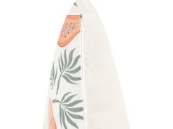 Discount Beliani Set di 2 cuscini AVENS 45 x 45 cm Multicolore Trama di piante Arancione Bianco Multicolore Verde