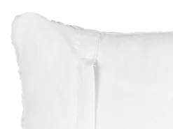 New Beliani Set di 2 cuscini BAMIAN Cotone 45 x 45 cm sporco Trama geometrica Bianco