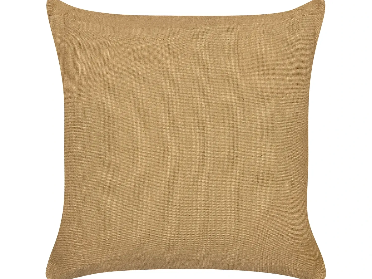 Hot Beliani Set di 2 cuscini BANYAN Cotone 45 x 45 cm Beige sabbia Trama geometrica Beige Bianco