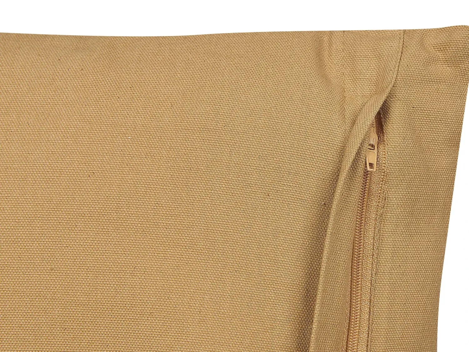 Hot Beliani Set di 2 cuscini BANYAN Cotone 45 x 45 cm Beige sabbia Trama geometrica Beige Bianco
