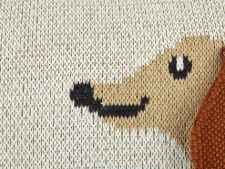 Clearance Beliani Set di 2 cuscini BATTAL Cotone 45 x 45 cm Beige Beige Giallo Marrone Verde