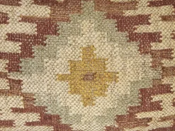 Discount Beliani Set di 2 cuscini BEEL Iuta 30 x 50 cm Multicolore Trama orientale Beige Marrone Multicolore