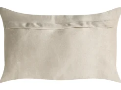 Clearance Beliani Set di 2 cuscini BELLE Velluto 50 x 30 cm Tortora Modello natalizio Beige Rosso