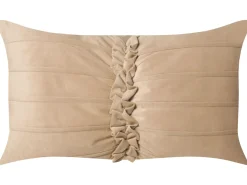 Best Beliani Set di 2 cuscini BELLE Velluto 30 x 50 cm Tinta unita Beige