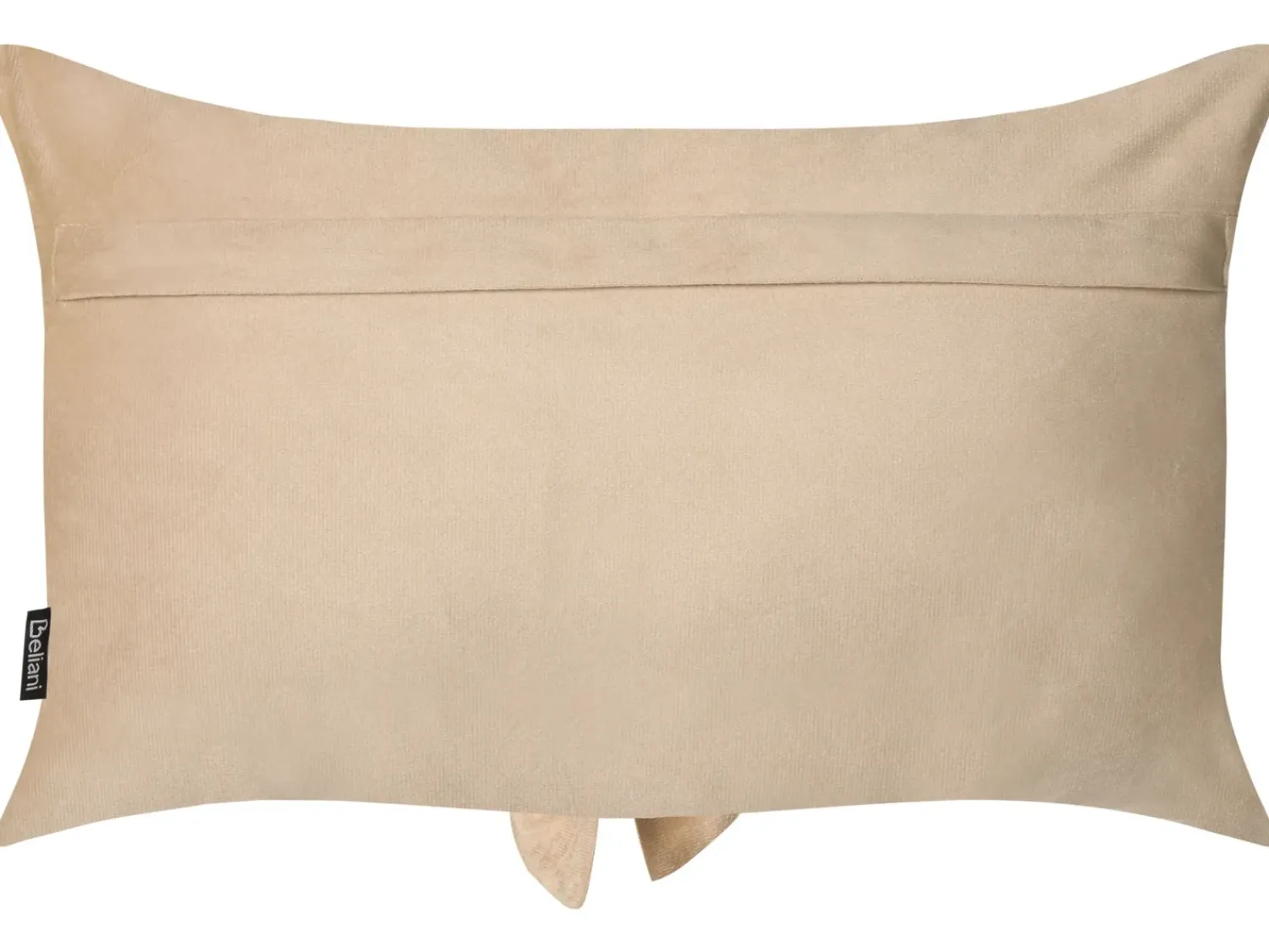 Best Beliani Set di 2 cuscini BELLE Velluto 30 x 50 cm Tinta unita Beige