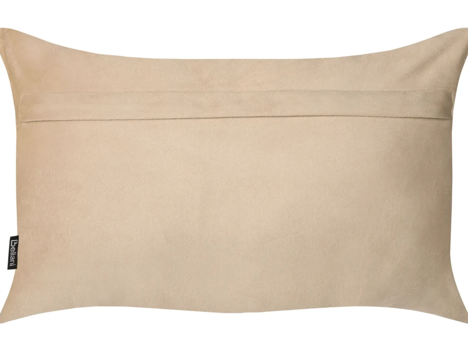 Best Beliani Set di 2 cuscini BELLE Velluto 30 x 50 cm Tinta unita Beige