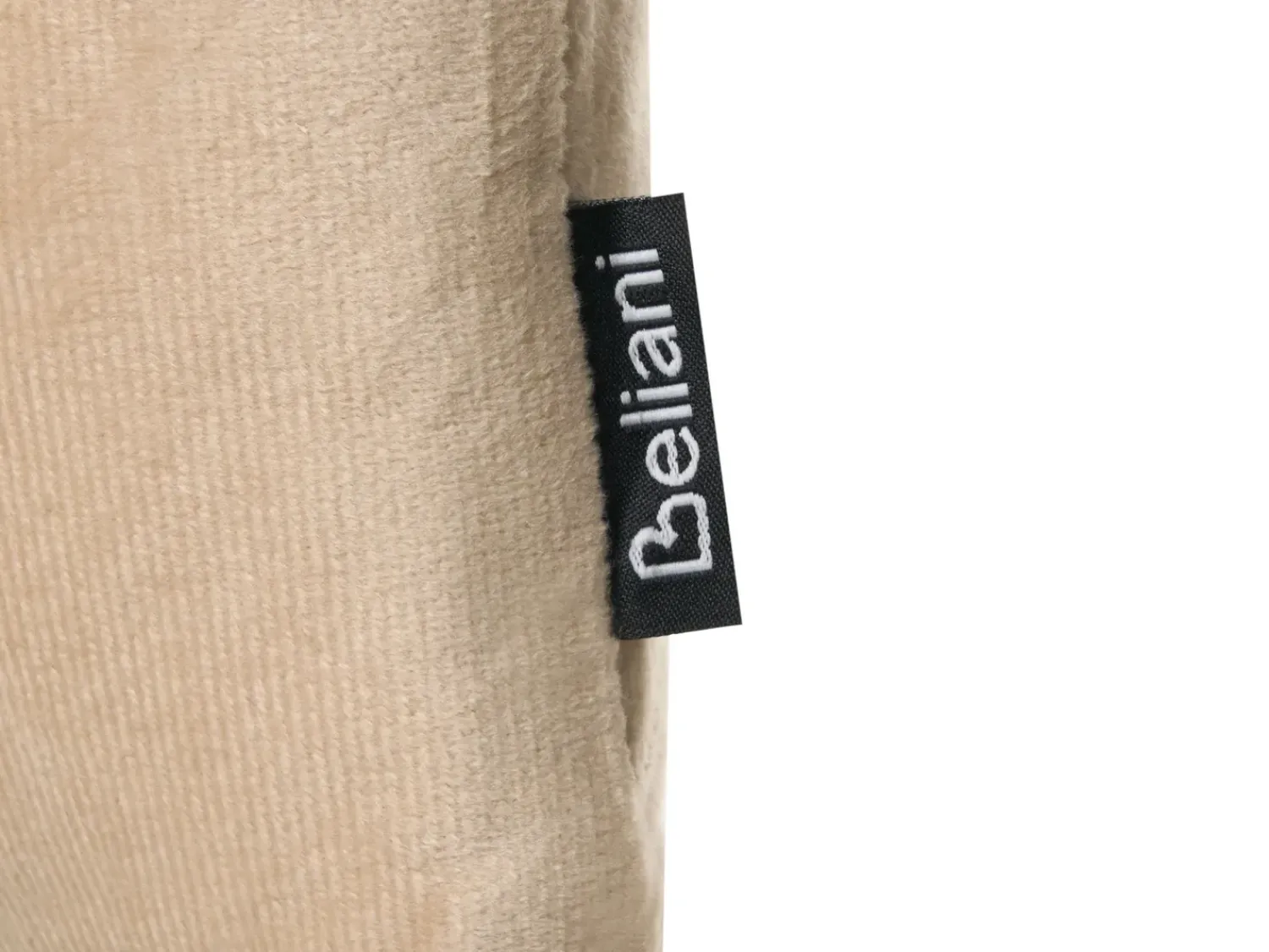 Best Beliani Set di 2 cuscini BELLE Velluto 30 x 50 cm Tinta unita Beige