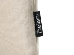 Beliani Set di 2 cuscini BELLE Velluto 30 x 50 cm chiaro Tinta unita Beige