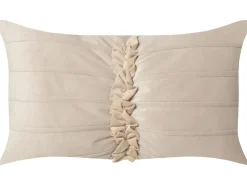 Beliani Set di 2 cuscini BELLE Velluto 30 x 50 cm chiaro Tinta unita Beige