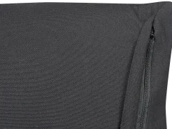 Outlet Beliani Set di 2 cuscini BENZOIN Cotone 45 x 45 cm Nero Trama geometrica Bianco Nero