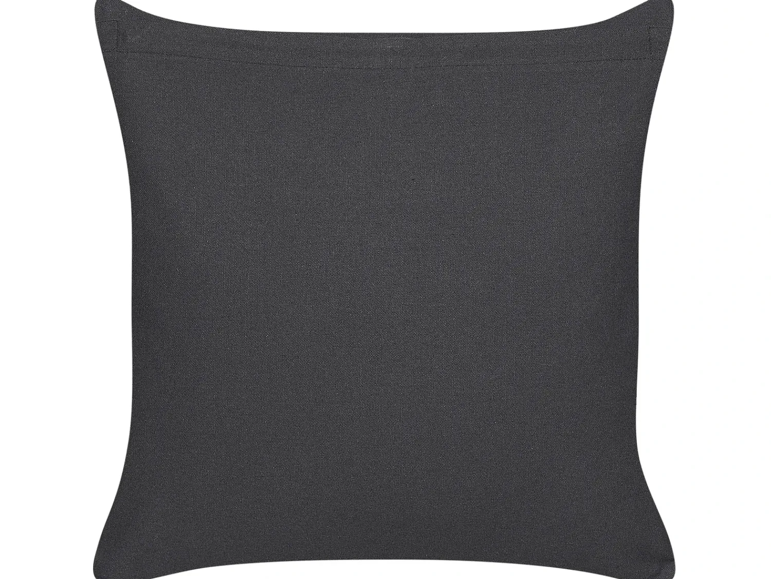 Outlet Beliani Set di 2 cuscini BENZOIN Cotone 45 x 45 cm Nero Trama geometrica Bianco Nero