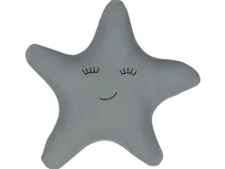 Clearance Beliani Set di 2 cuscini BHOPAL Cotone 40 x 40 cm Grigio Stella Grigio Nero