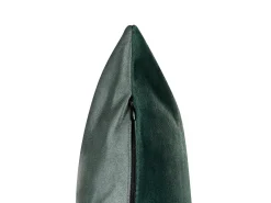Beliani Set di 2 cuscini BICOCCA Velluto 45 x 45 cm Verde scuro Modello natalizio Bianco Verde