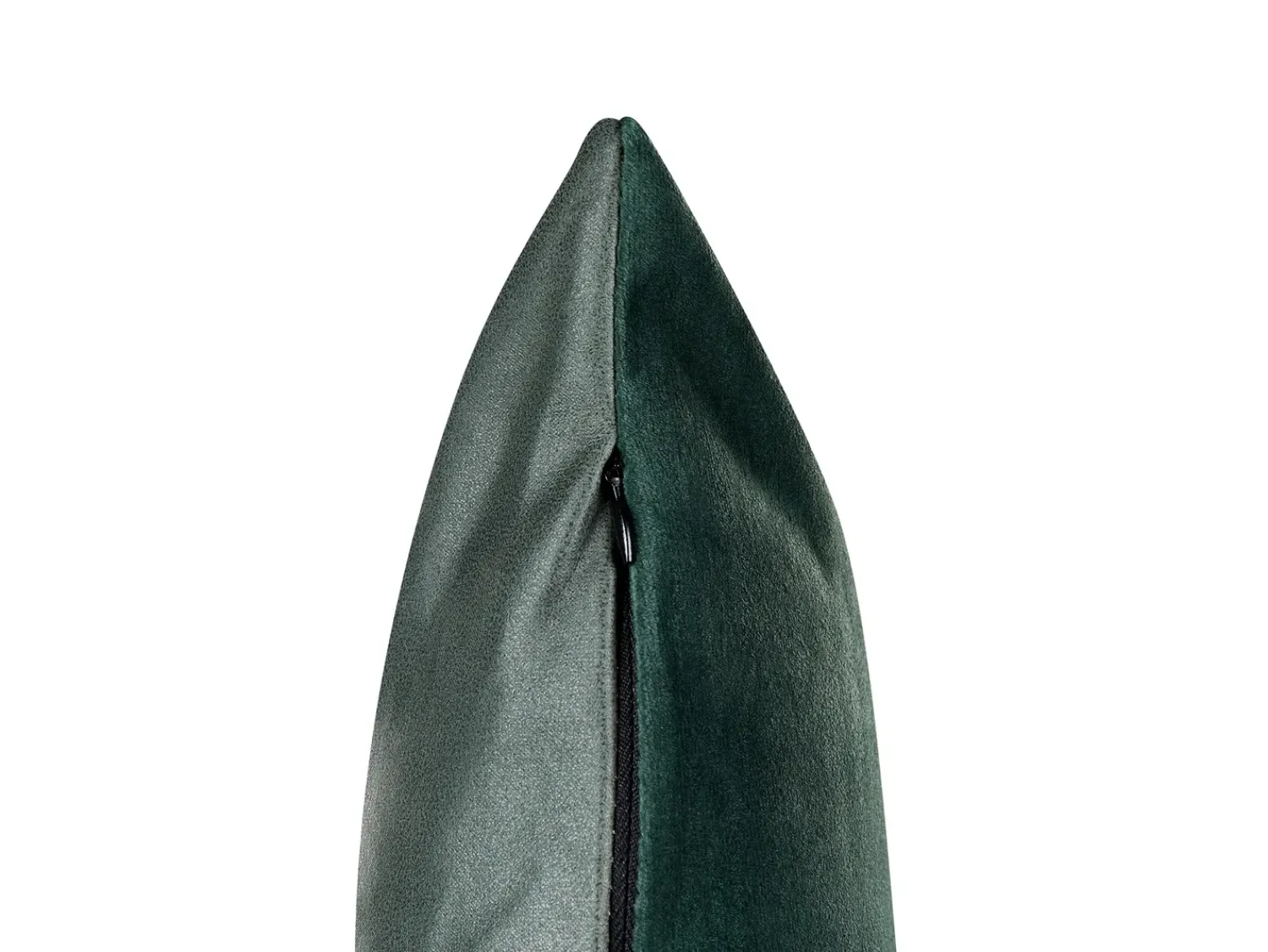 Beliani Set di 2 cuscini BICOCCA Velluto 45 x 45 cm Verde scuro Modello natalizio Bianco Verde