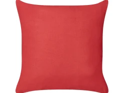 Beliani Set di 2 cuscini BORONIA Cotone 45 x 45 cm Rosso Modello natalizio Rosa Rosso