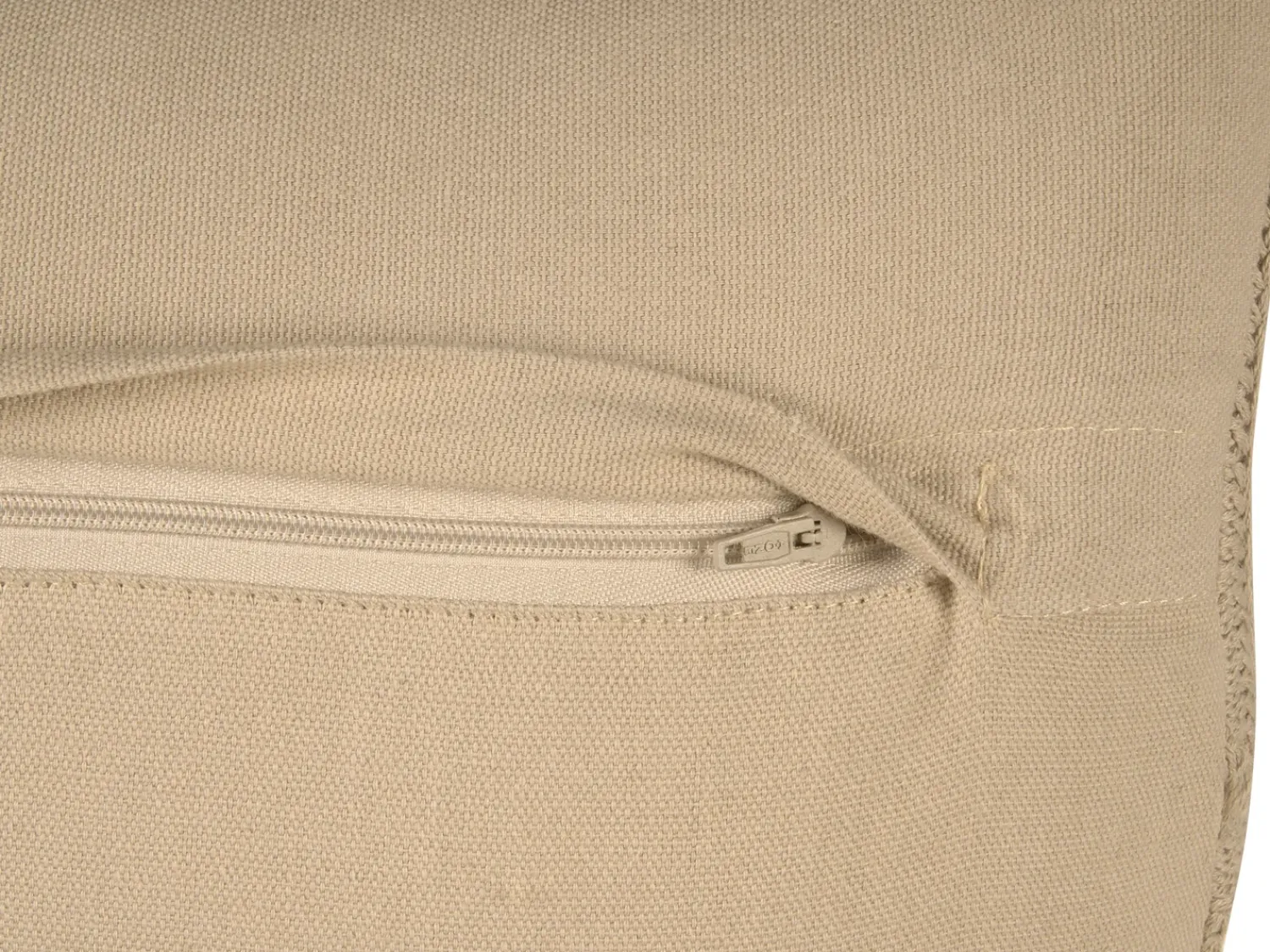 Best Beliani Set di 2 cuscini CAESIA Cotone 30 x 50 cm Tinta unita Beige