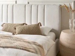 Best Beliani Set di 2 cuscini CAESIA Cotone 30 x 50 cm Tinta unita Beige