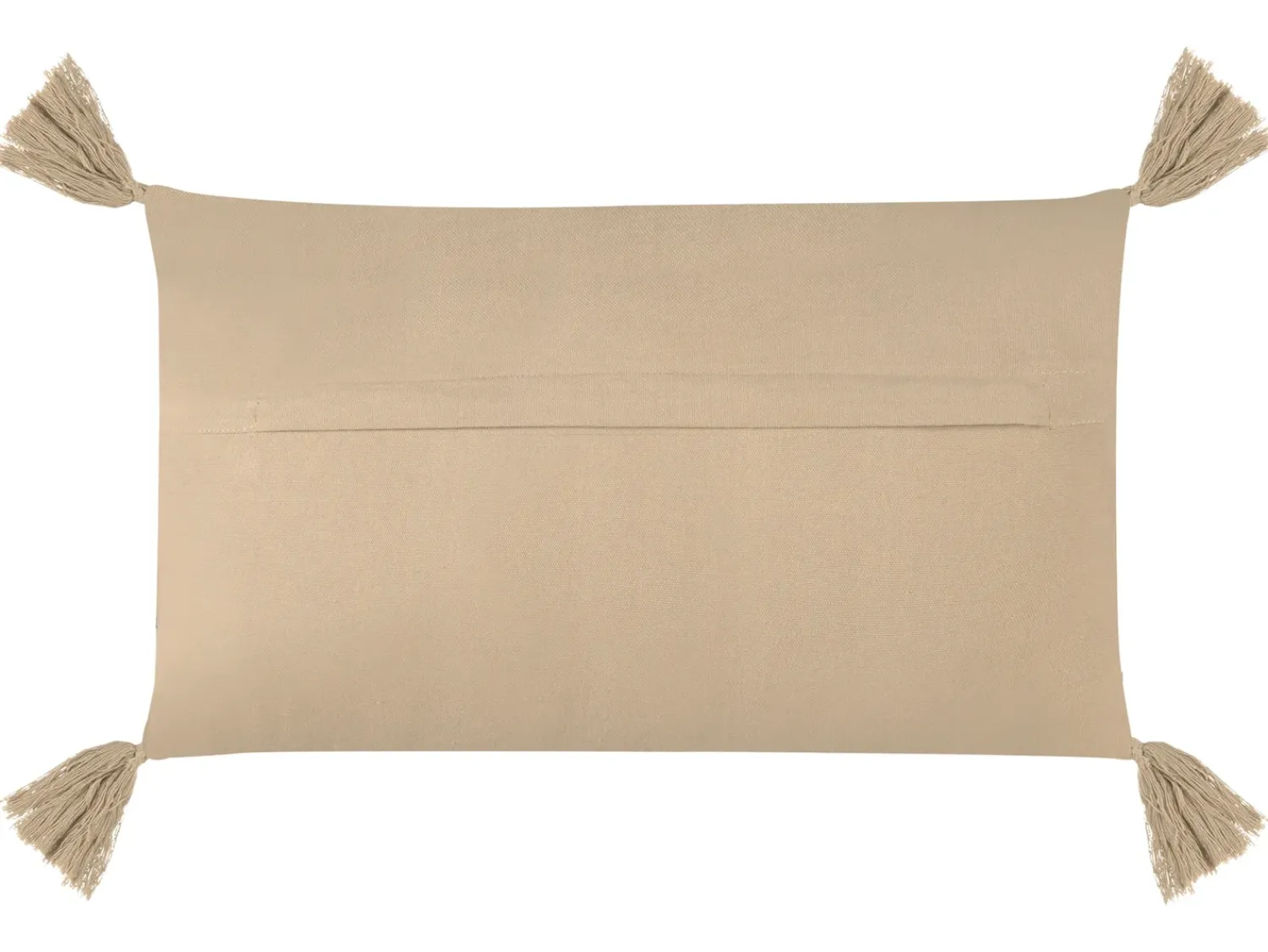 Best Beliani Set di 2 cuscini CAESIA Cotone 30 x 50 cm Tinta unita Beige