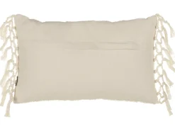 Hot Beliani Set di 2 cuscini CALTHA Cotone 30 x 50 cm Beige Trama astratta Bianco Beige Marrone Rosa Multicolore